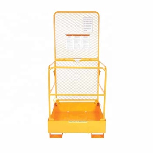 Opvouwbare Heftruck Veiligheidskooi Antenne Werkende Platforms Man Manden Voor Heftruck Werk Platform - Product Image 1
