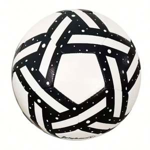 Ballon de football en PVC personnalisé taille 5 - Logo imprimé, ballon d'entraînement pour club et promotion - Product Image 1