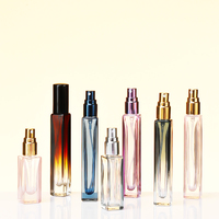 Flacon pulvérisateur de voyage Tuosai vide, en verre dégradé de luxe, avec pompe, pour échantillons, rechargeable, 5ml, 8ml, 10ml, 15ml