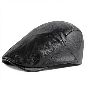 หมวกเบเร่ต์แฟชั่นผู้หญิง ทำจากวัสดุ PU  สามารถปรับแต่งสีและโลโก้ได้ - Product Image 1