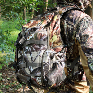 Mochila Táctica de 36-56L, Camuflaje, Sistema MOLLE, para Caza al Aire Libre, Correa de Hombro Acolchada, Bolsillo Interior con Cremallera - Product Image 1