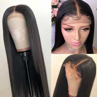 Wig renda depan penuh rambut manusia ketebalan 13X6 Hd 40 inci 150% 180% 250% Wig Frontal rambut manusia India