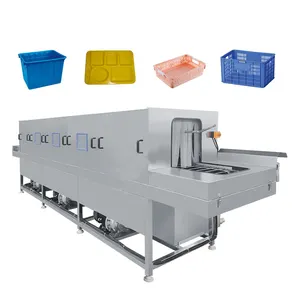 Factory price Industrial Metal Plastic Turnover Box Basket Dish Poultry Cheese Crate Washer