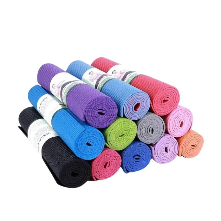 Fitness Anti-Rutsch-Matte De Yoga Umwelt freundlich Eine organische benutzer definierte faltbare 3mm PVC-Yoga matte mit Logo