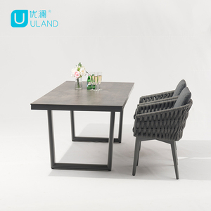 Uland Bàn Hpl Bền Thiết Kế Đơn Giản Hiện Đại Đồ Nội Thất Bằng Thép Không Gỉ Kim Loại Bàn Ăn Nhà Bếp Nhà Hàng - Product Image 5