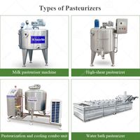 Pasteurisateur domestique pour beurre et vinaigre, chaudière de pasteurisation, machine de pasteurisation par lots de 1000 litres pour le beurre