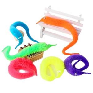 Vente en gros 10 pièces vers magiques chenille accessoires magiques délicat Twister chat carnaval fête Gags blagues pratiques jouets - Product Image 4