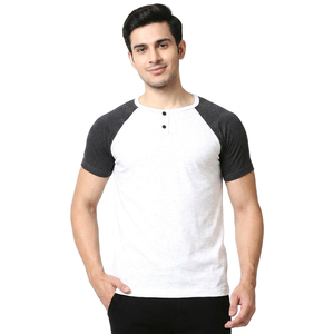 เสื้อยืดลำลองผู้ชายผ้าฝ้าย 100% ระบายอากาศได้ดี - คุณภาพสูง แขนสั้น ทรงปกติ มีหลายสีให้เลือก - Product Image 1