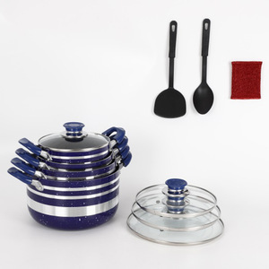 Ensemble de casseroles antiadhésives de cuisine de haute qualité ensembles d'ustensiles de cuisine en <span class=keywords><strong>aluminium</strong></span> de casseroles 12 pièces ensembles d'ustensiles de cuisine <span class=keywords><strong>casserole</strong></span> en <span class=keywords><strong>aluminium</strong></span> - Product Image 3
