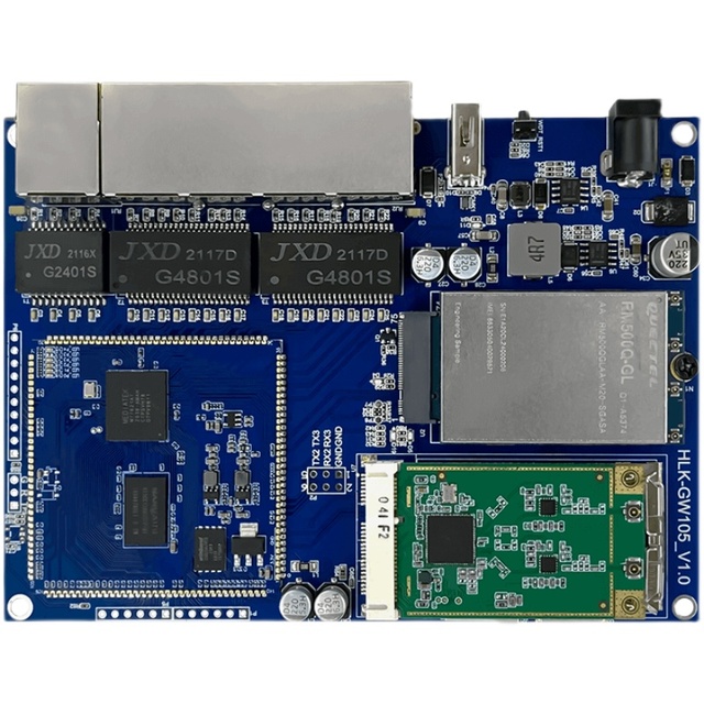 RUIST HLK-GW105 GW105 5G Communication Module Full Netcom Industrial Grade Gigabit Dual Band WiFi Wireless Routing Kit M.2