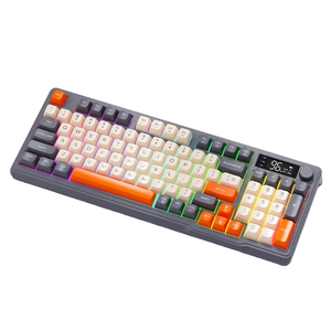 Clavier mécanique USB SOREX K200 OEM, double mode filaire, rétroéclairé LED, touches silencieuses, idéal pour le bureau, l'apprentissage et la maison - Product Image 1