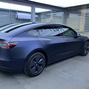 Пленка для авто ZIRUI Matte Black Phantom <span class=keywords><strong>Blue</strong></span> Color PPF, самовосстанавливающаяся защитная пленка из ТПУ, защита от УФ-излучения 99% - Product Image 2