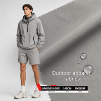 Vêtements de protection solaire Coupe-vent en tissu nylon Meteor Grid avec texture bicolore et finition hydrofuge pour veste légère
