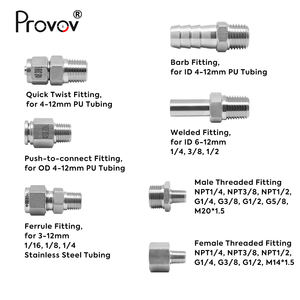 Régulateur de pression en acier inoxydable 316L hydrogène hélium argon azote oxygène gaz pour liquide chimique corrosif - Product Image 5