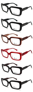 <span class=keywords><strong>Lunettes</strong></span> de créateur Readsun, nouvelles montures optiques de marques célèbres avec matériau en acétate scintillant au design biseauté - Product Image 6