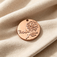 Étiquette Métallique Personnalisée Premium en Laiton et Alliage de Zinc, Plaque Gravée Anti-Rouille pour Vêtements, Sacs, Chaussures et Accessoires