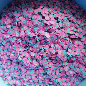 500g Wholesale DIY Slime Mixture Filler Halloween Bat Evil Eye Moon Star Polymer Clay Sprinkles Slices