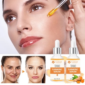 Sérum Visage au Curcuma, Algues Marines et Aloe Vera avec Vitamines B5, C et Acide Hyaluronique - Hydratant, Éclaircissant et Anti-rides à Base de Plantes Biologiques OEM - Product Image 2