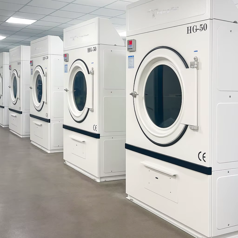 Industrial Gas Washing Machine with Drying