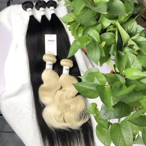 Khuyến mãi giá rẻ bán buôn 10A 12A 613 Blonde nguyên Trinh cambodian lớp biểu bì phù hợp Peru tóc con người <span class=keywords><strong>Weave</strong></span> bó Nhà cung cấp - Product Image 2