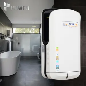 Intelligente Sterilisatie Handdroger Toilet Automatische Luchtinjectie Abs Materiaal Touchless Filter Jet Handdroger Met Hepa