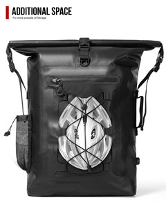 Échantillon gratuit Sac à dos étanche léger en PVC 15L/25L pour le camping, le kayak, la randonnée, les voyages, la moto - Product Image 6