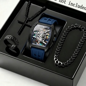 Montre à quartz <span class=keywords><strong>Richard</strong></span> Cask pour homme, design ajouré et tendance, bracelet en alliage, épaisseur du boîtier 10 mm, affichage à aiguilles, vente en gros - Product Image 2