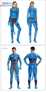 Disfraz de Personaje de Película para Halloween, Unisex, Adulto, Mono de Poliéster Estampado, Traje de Agua, Cosplay - Product Image 4