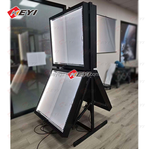Vetrine Espositive per Carte Gradate <span class=keywords><strong>con</strong></span> Illuminazione LED Monofacciale e Porte Scorrevoli Chiudibili a Chiave per Negozi di Carte Collezionabili - Product Image 2
