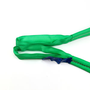 제품 리프트를위한 제조업체 할인 2 톤 라운드 웨빙 슬링 플랫 디자인 내구성 폴리에스터 소재 - Product Image 1