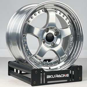 Jantes Bku 2 pièces forgées 5x120.65 pour <span class=keywords><strong>Chevrolet</strong></span> <span class=keywords><strong>Corvette</strong></span> <span class=keywords><strong>C7</strong></span> C8 C6 C5 ZR1 Z06 19 20 21 22 pouces, jantes en alliage polies profondes - Product Image 5