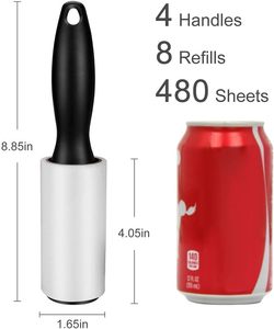 Rodillo Quitapelusas Profesional y Duradero de Plástico Blanco para Eliminar Pelo de Mascotas y Ropa, Marca Colorfulmedium - Product Image 2
