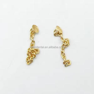 [Aifan Dental] Accessoires pour assistants dentaires Orthodontique Golden Lingual Button Chain - Product Image 3
