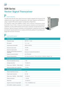 Ricetrasmettitore RF <span class=keywords><strong>a</strong></span> Banda Larga SMTC <span class=keywords><strong>SGR</strong></span>: Generatore e Analizzatore di Segnali Vettoriali RF Integrati - Product Image 5