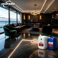 Peinture époxy pour sols en résine auto-nivelante antidérapante facile à nettoyer, peinture époxy pour sols en sable coloré, revêtement de sol époxy pour bar, café, restaurant
