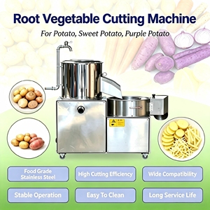 Machine à laver et à peler les pommes de terre multifonctionnelle à haute efficacité avec moteur pour la transformation alimentaire à moyenne échelle - Product Image 1
