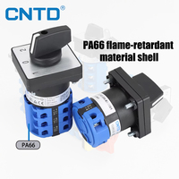 CNTD CLW2-32-4OB selektor saklar Putar Universal Voltmeter 32A untuk instrumen terbuat dari saklar kamera kustom plastik IP65 tahan lama