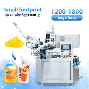 Machine de remplissage, de bouchage et de scellage de sachets à bec verseur pour gelée et pouding, modèle de bureau, pour petites entreprises, équipement pour sachets - Product Image 1