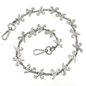 Custom <span class=keywords><strong>SIlver</strong></span> Chapeamento Crânio Forma Metal Calça Correntes Estilo Ocidental Vintage Cinto para Jeans - Product Image 5