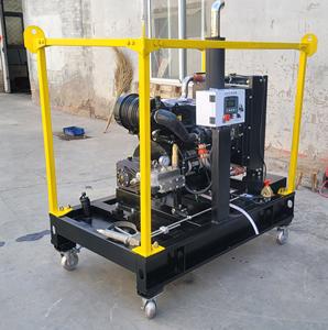 Machine de nettoyage à ultra haute pression 1000bar Hydrojetting équipement 23LPM 56kw nouvel état pour l'enlèvement de la peinture - Product Image 4