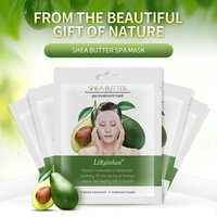 Aangepaste 100% natuurlijke zachte Aloë Vera cosmetische whitening moisturizer kalmerende sheet mask Koreaanse huidverzorging beauty fruit gezichtsmaskers