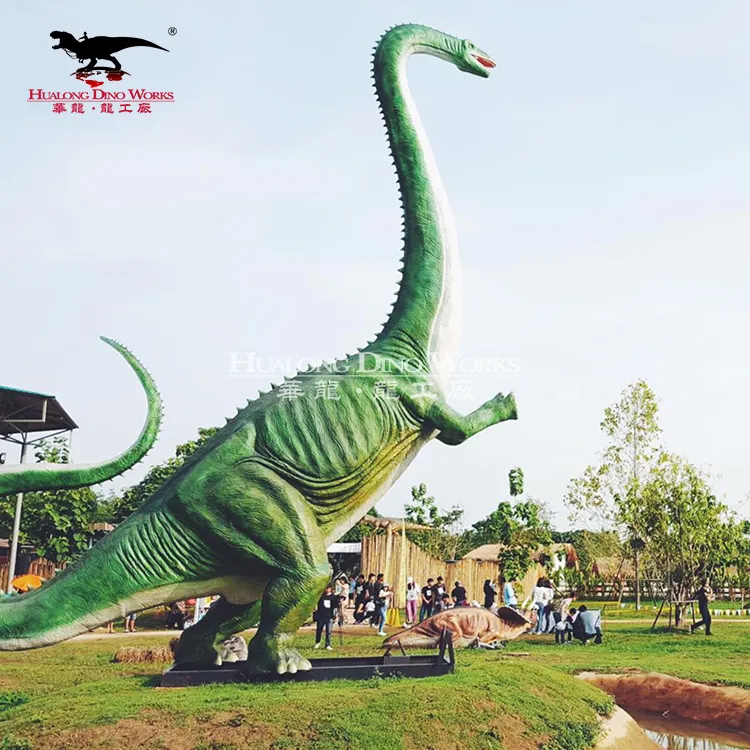Simulazione moderna di nuovo arrivo della collina artificiale del dinosauro animale del tipo di parco