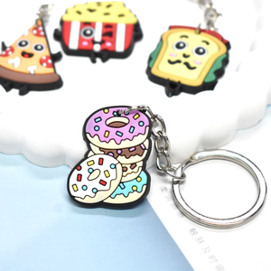 Nouveau design llaveros De Goma Dibujos Animados <span class=keywords><strong>porte</strong></span>-clés de luxe personnalisable pour accessoires de <span class=keywords><strong>porte</strong></span>-clés - Product Image 2