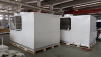 Refroidisseur à spirale industriel refroidi par air 146 kW, refroidisseur d'eau refroidi par air, système de refroidissement CVC industriel, unité de refroidissement commerciale