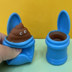 Série de jouets de décompression créatifs et amusants à presser, jouet à presser en forme de caca pour enfants et adultes - Product Image 2