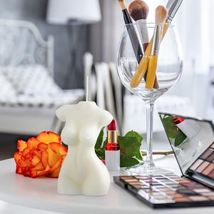 Velas de Soja con Forma de Cuerpo Estético, Velas con Forma de Burbuja y Parte Inferior Decorativa <span class=keywords><strong>para</strong></span> Sala de Estar, Dormitorio, Baño, Decoración de Mesa del Hogar - Product Image 5