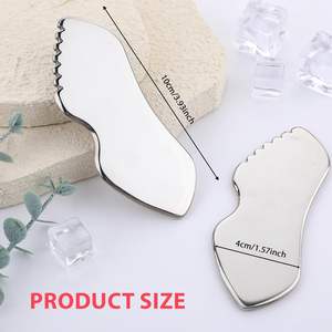 OEM/ODM Logo personalizzato 304 in acciaio inox Gua Sha massaggiatore fisico e per la terapia del viso apparecchio per raschiare - Product Image 6