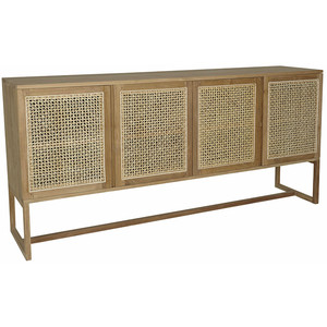 <span class=keywords><strong>Buffet</strong></span> à 4 portes en rotin et en canne - Product Image 2