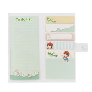 Cute Stationery Set Sticky Notes Set Kawaii School Supplies <b>Memo</b> <b>Pads</b> Magnet Buckle - Product Image 6