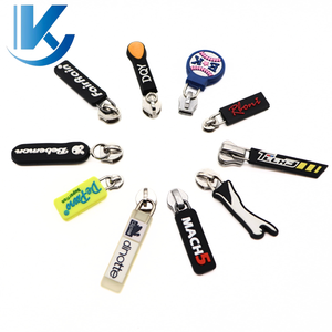 Sac à dos tactique DIY de taille personnalisée Fixateur d'étiquette à fermeture éclair Extracteur de fermeture à glissière en alliage de zinc Support de corde avec fermeture à glissière colorée et queue de corde - Product Image 3